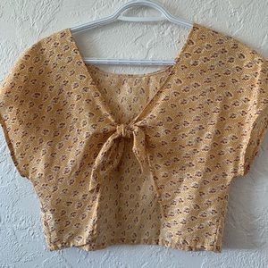 Handmade Tie Crop
